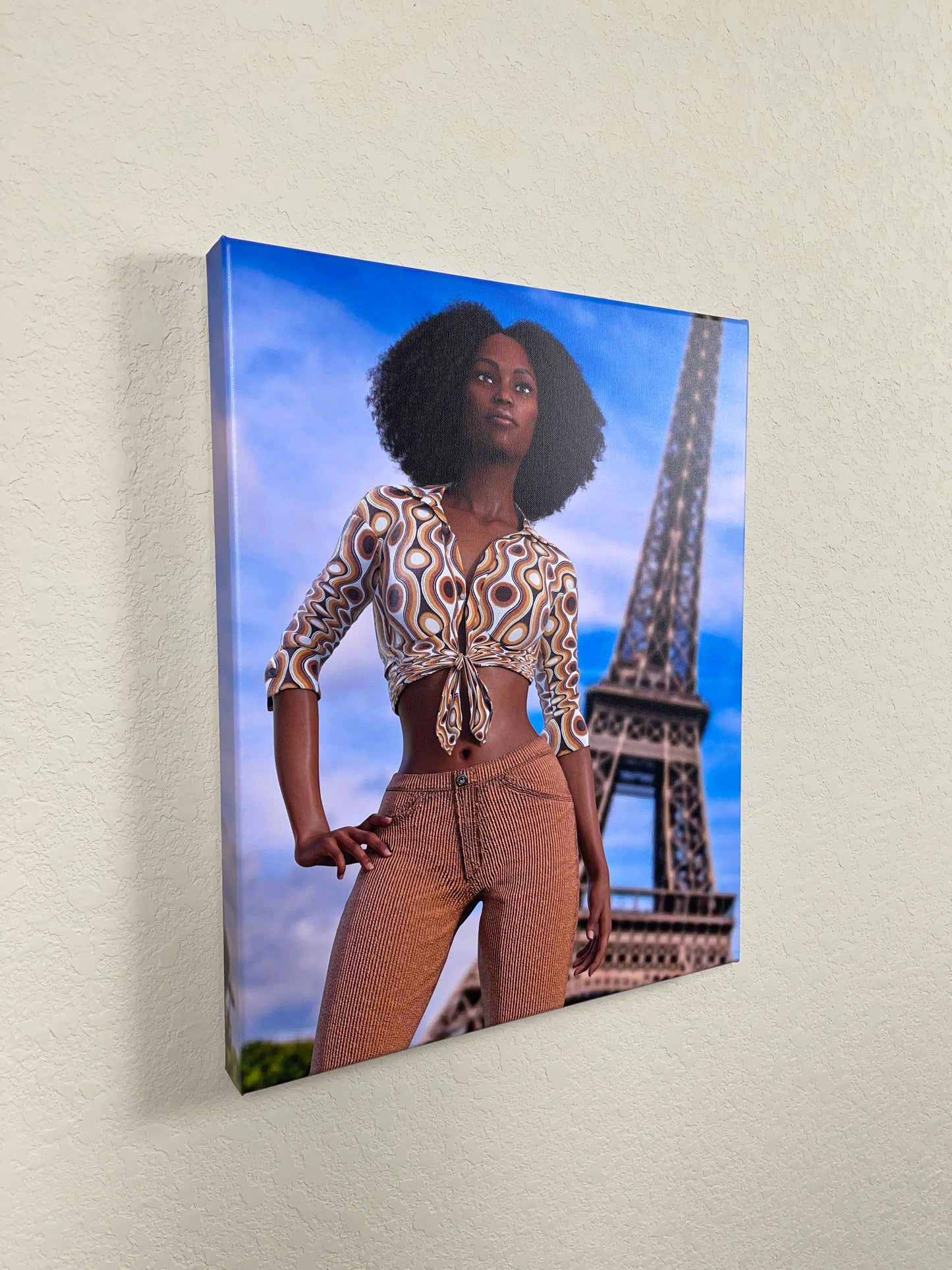Lady in Paris Canvas