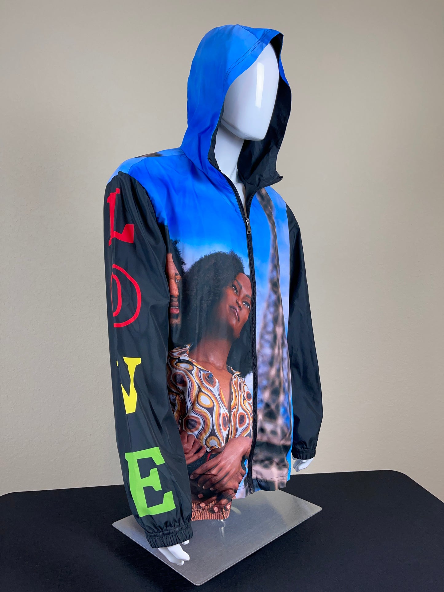 Paris Couple windbreaker