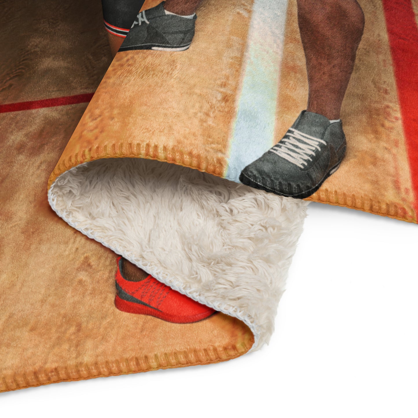 BBall Couple Sherpa blanket