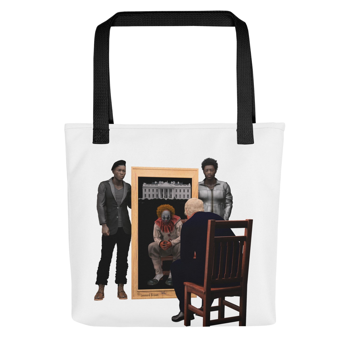 Clown in the Mirror Tote bag
