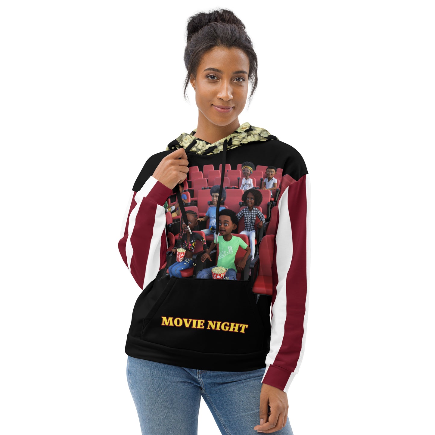 Movie Night Hoodie Stripes 1