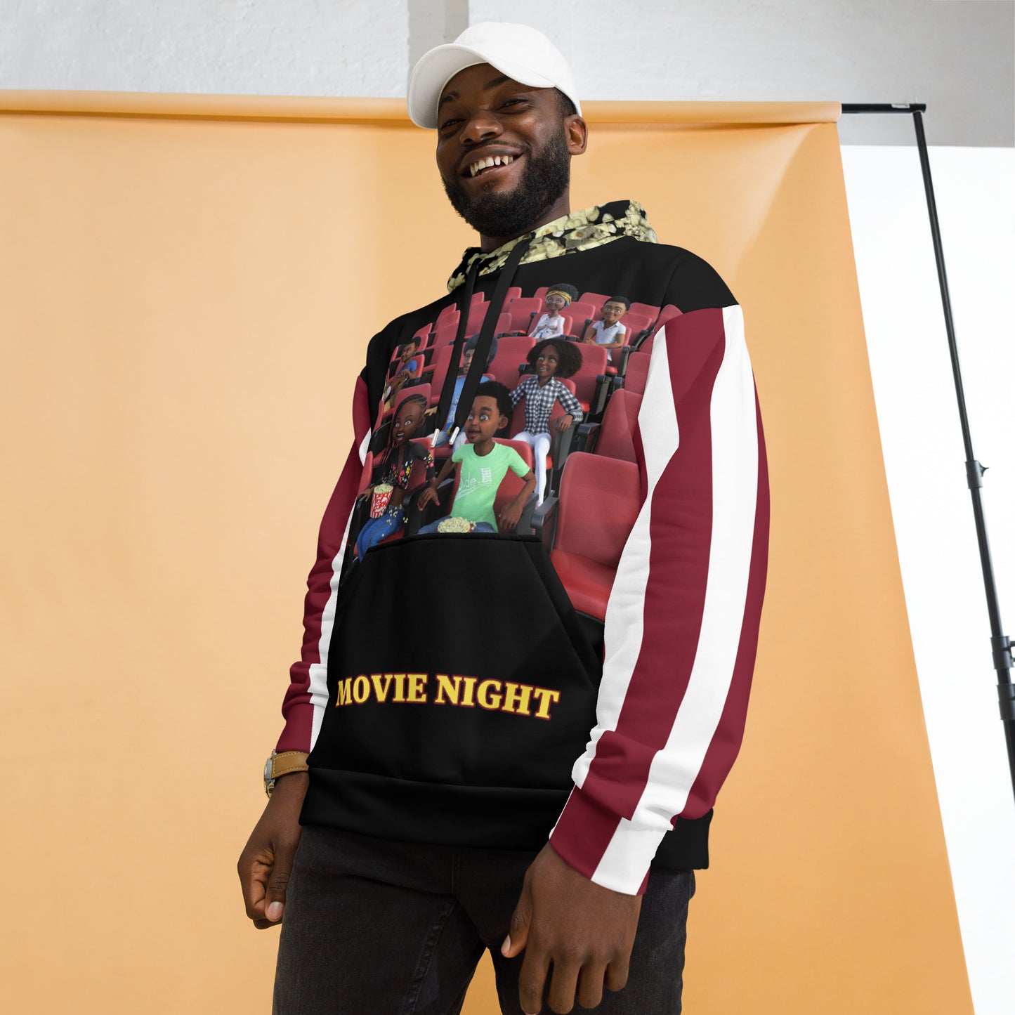 Movie Night Hoodie Stripes 1