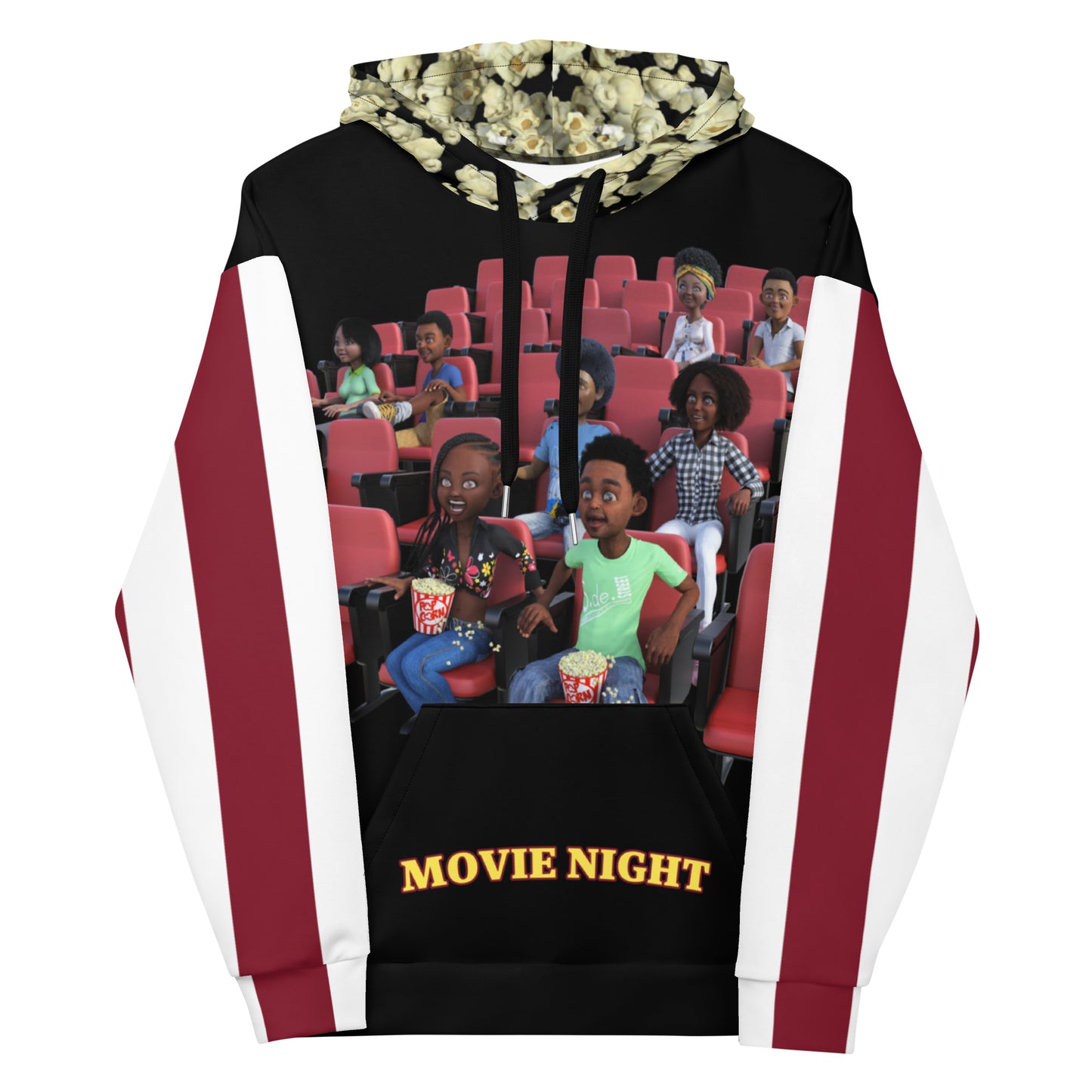 Movie Night Hoodie Stripes 1