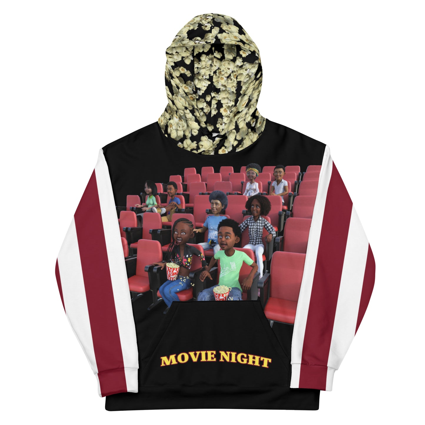 Movie Night Hoodie Stripes 1