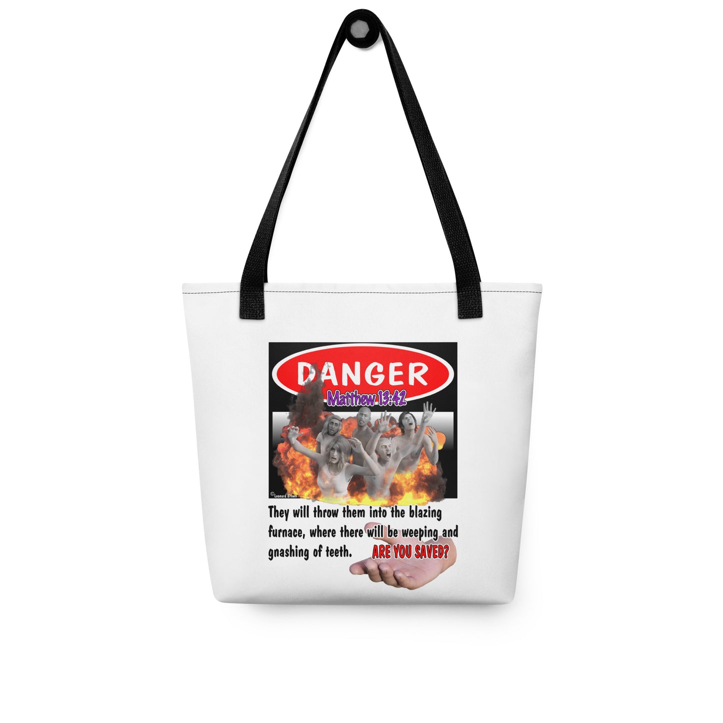 Danger Tote bag