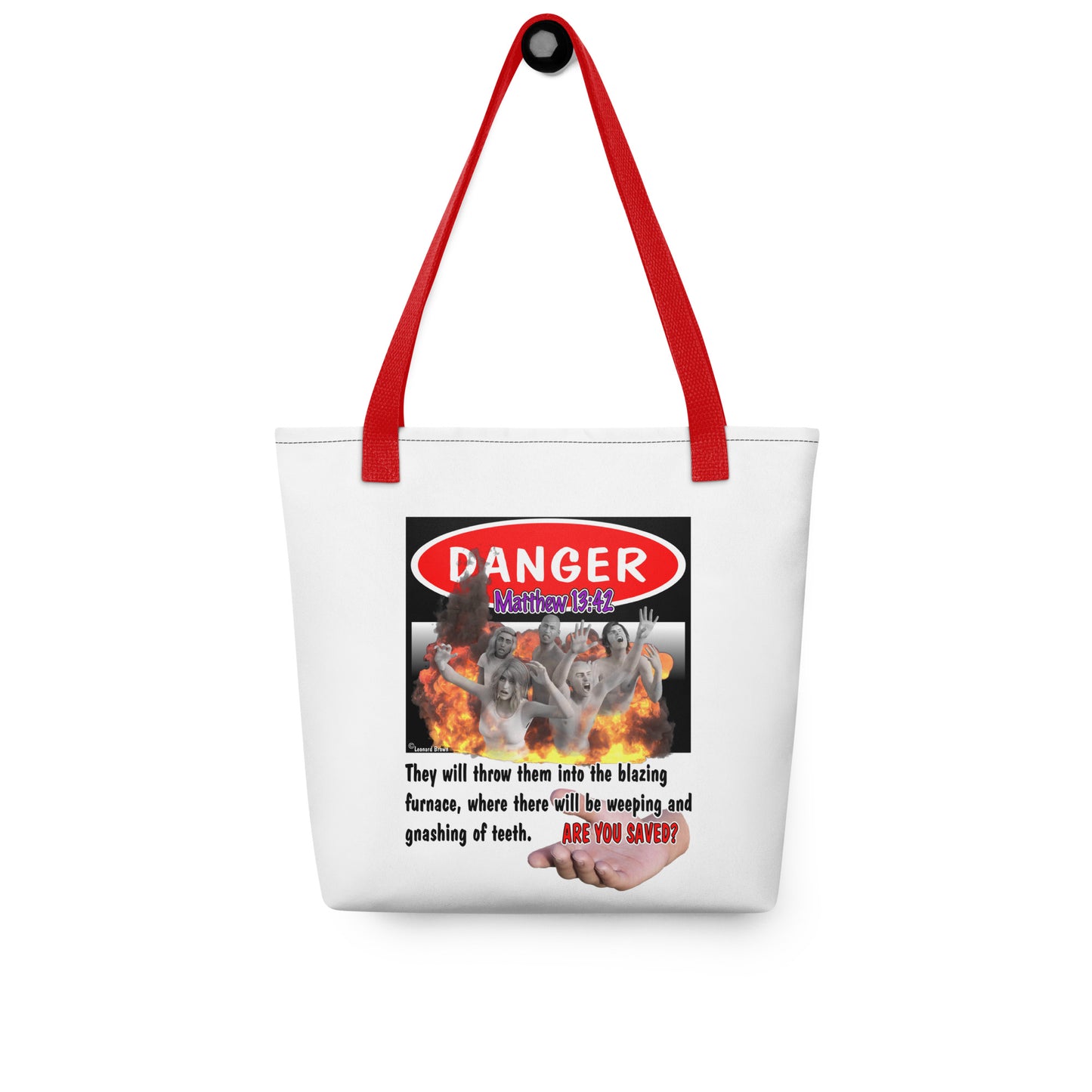 Danger Tote bag