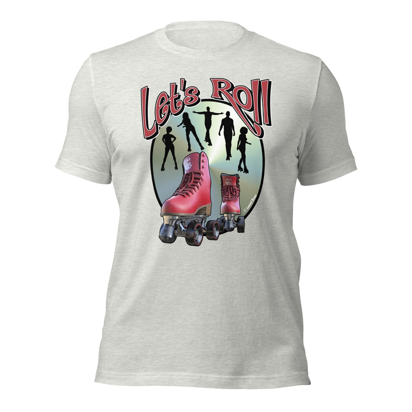 Let’s Roll Red Skates t-shirt