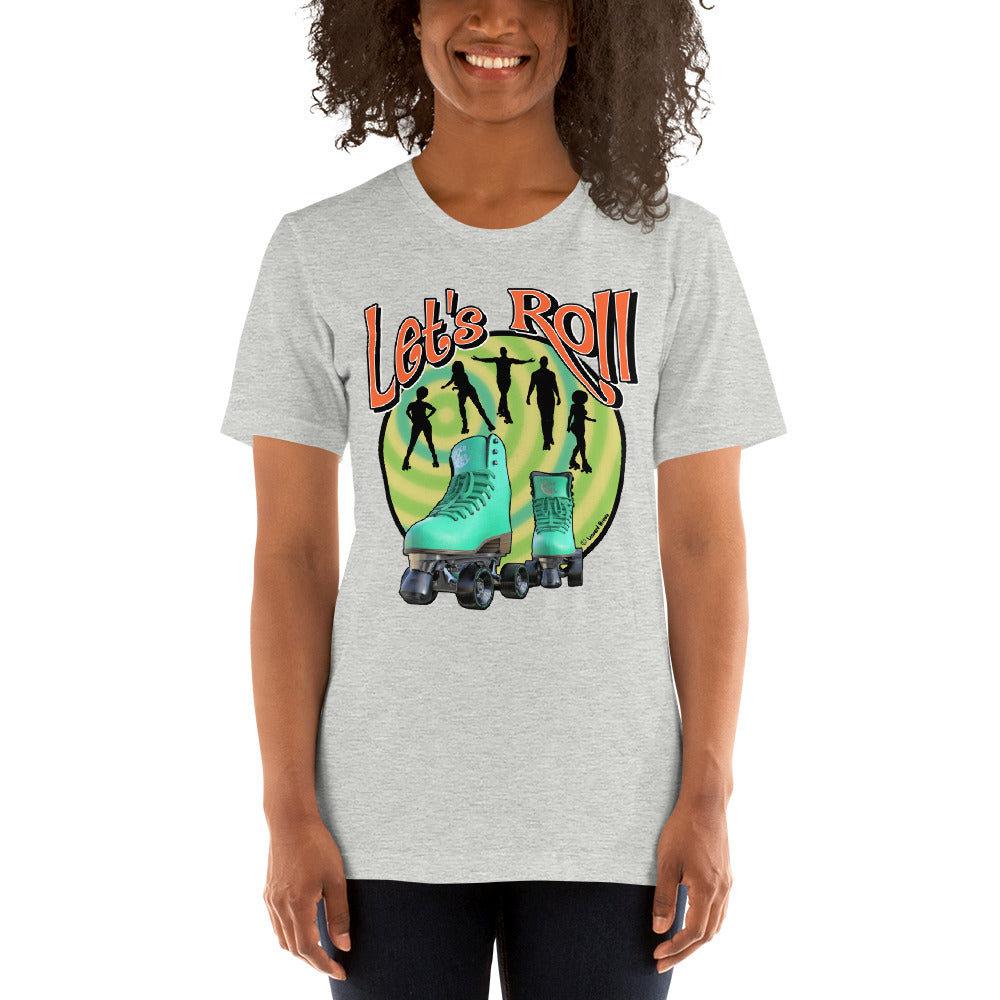 Let’s Roll Green Skates t-shirt