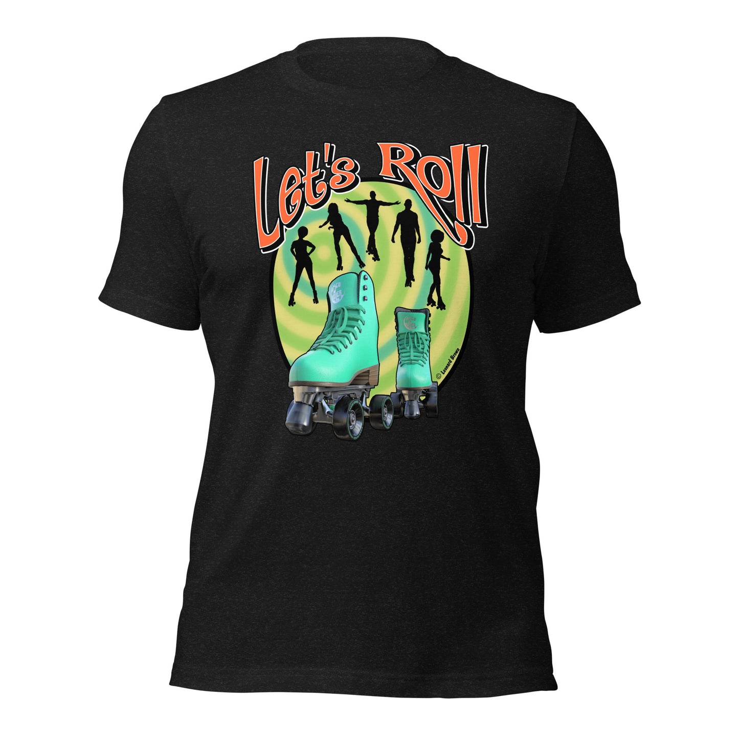 Let’s Roll Green Skates t-shirt