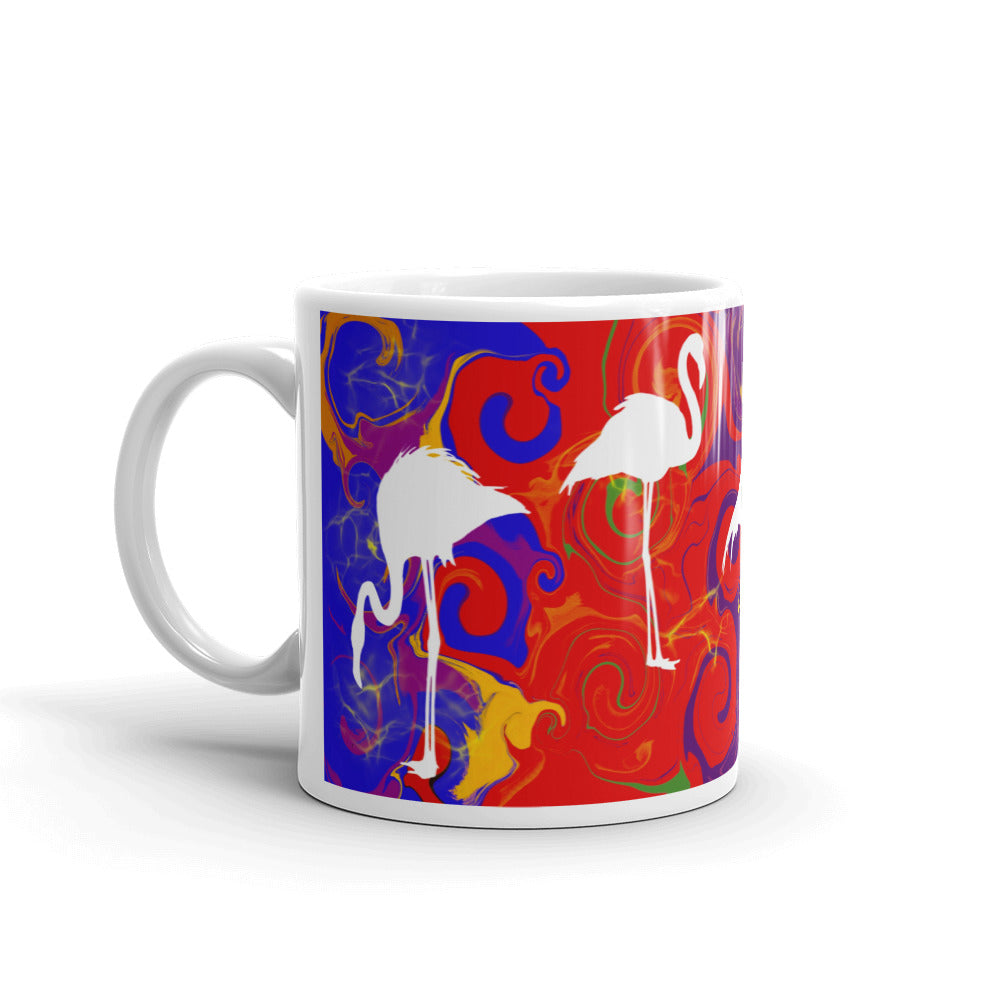 Multi Color with Swans, Mug
