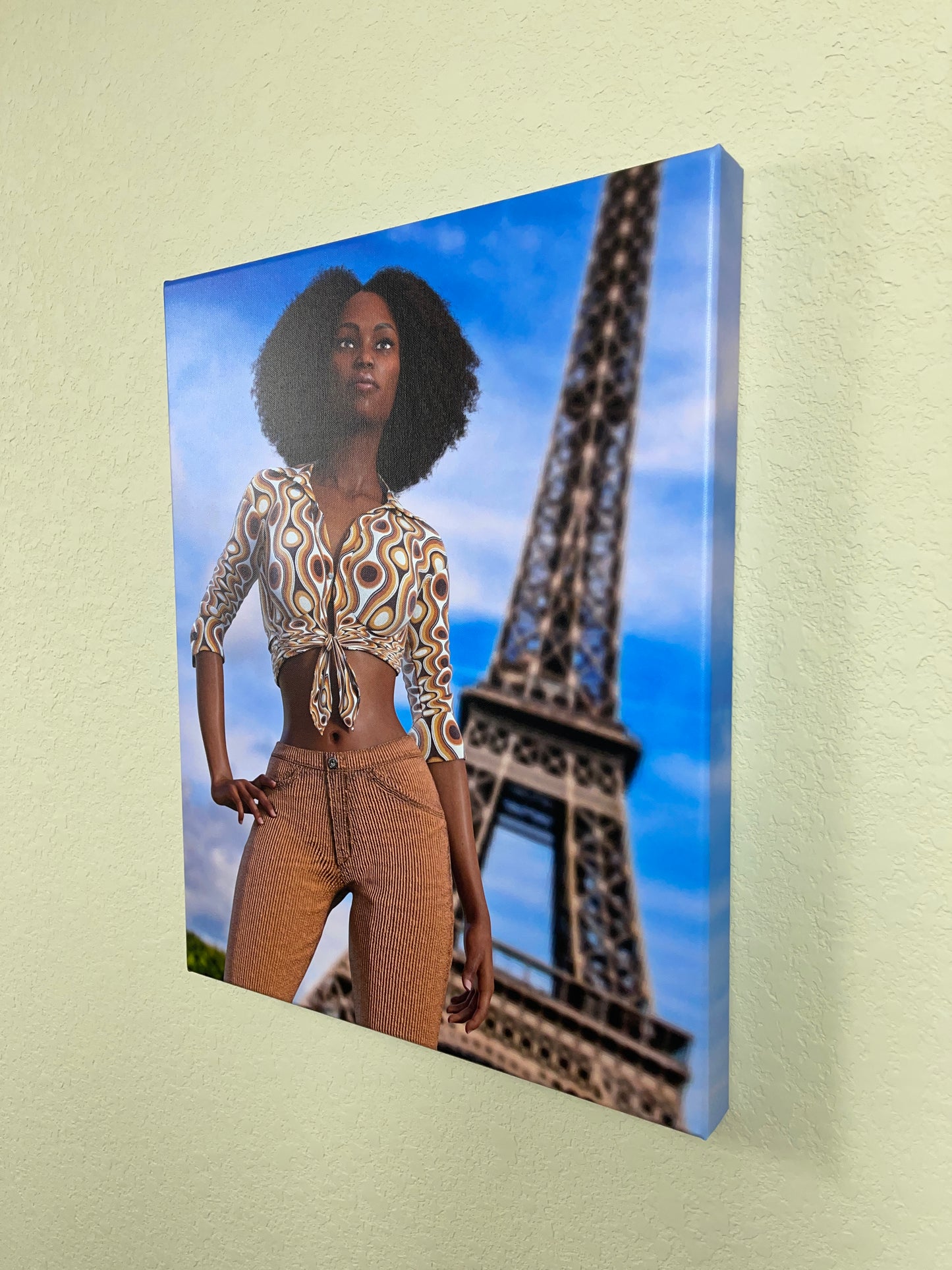 Lady in Paris Canvas