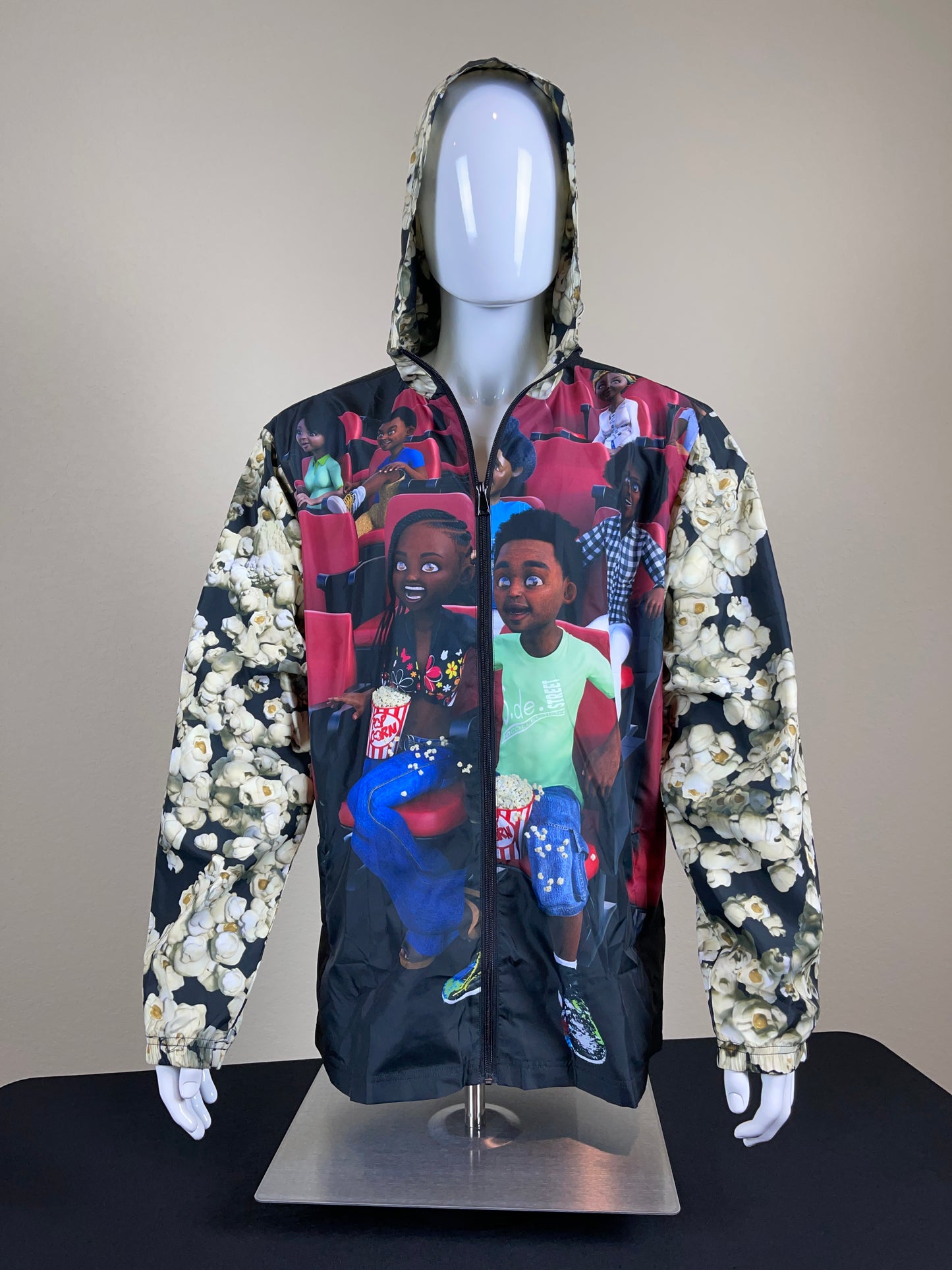 Movie night windbreaker jacket