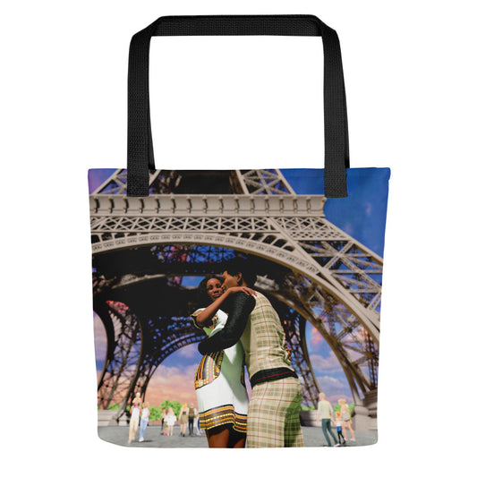 Couple in Paris Tote bag
