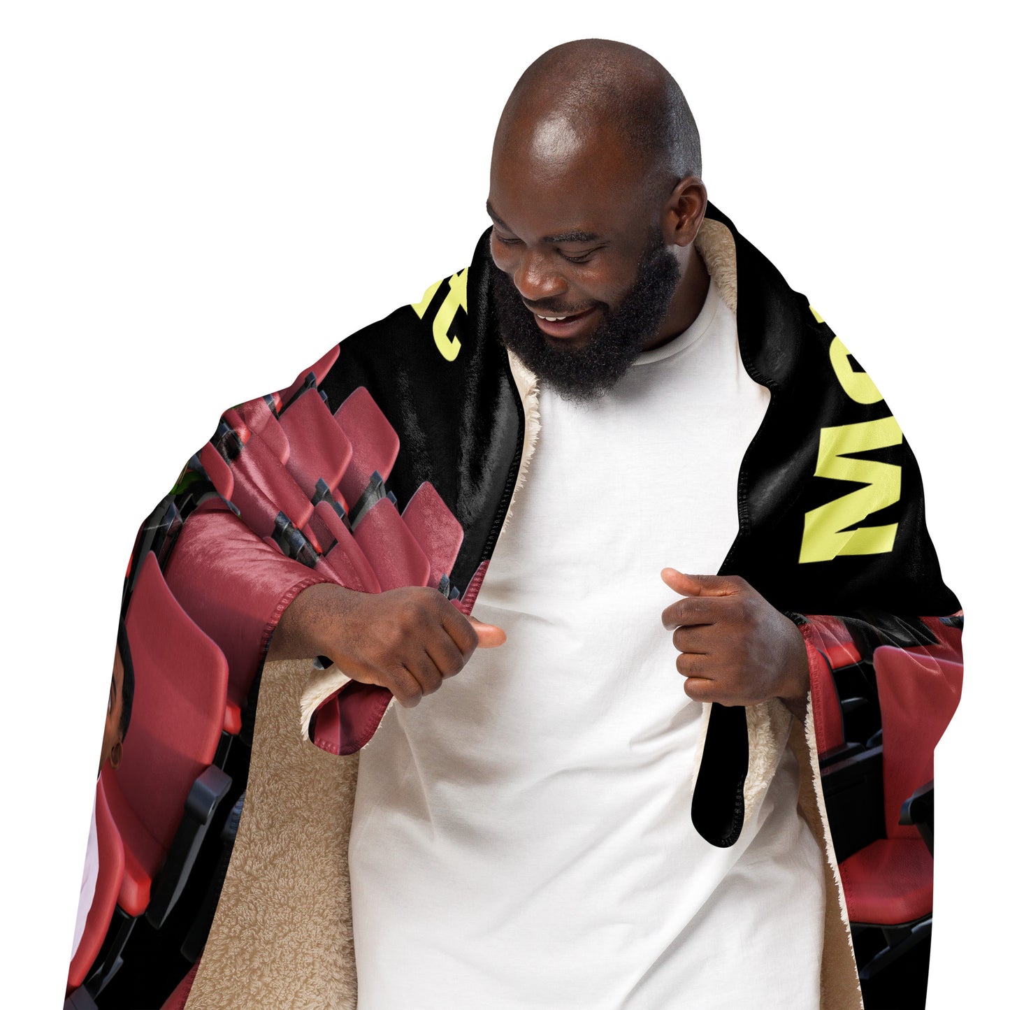 Movie Night Sherpa blanket