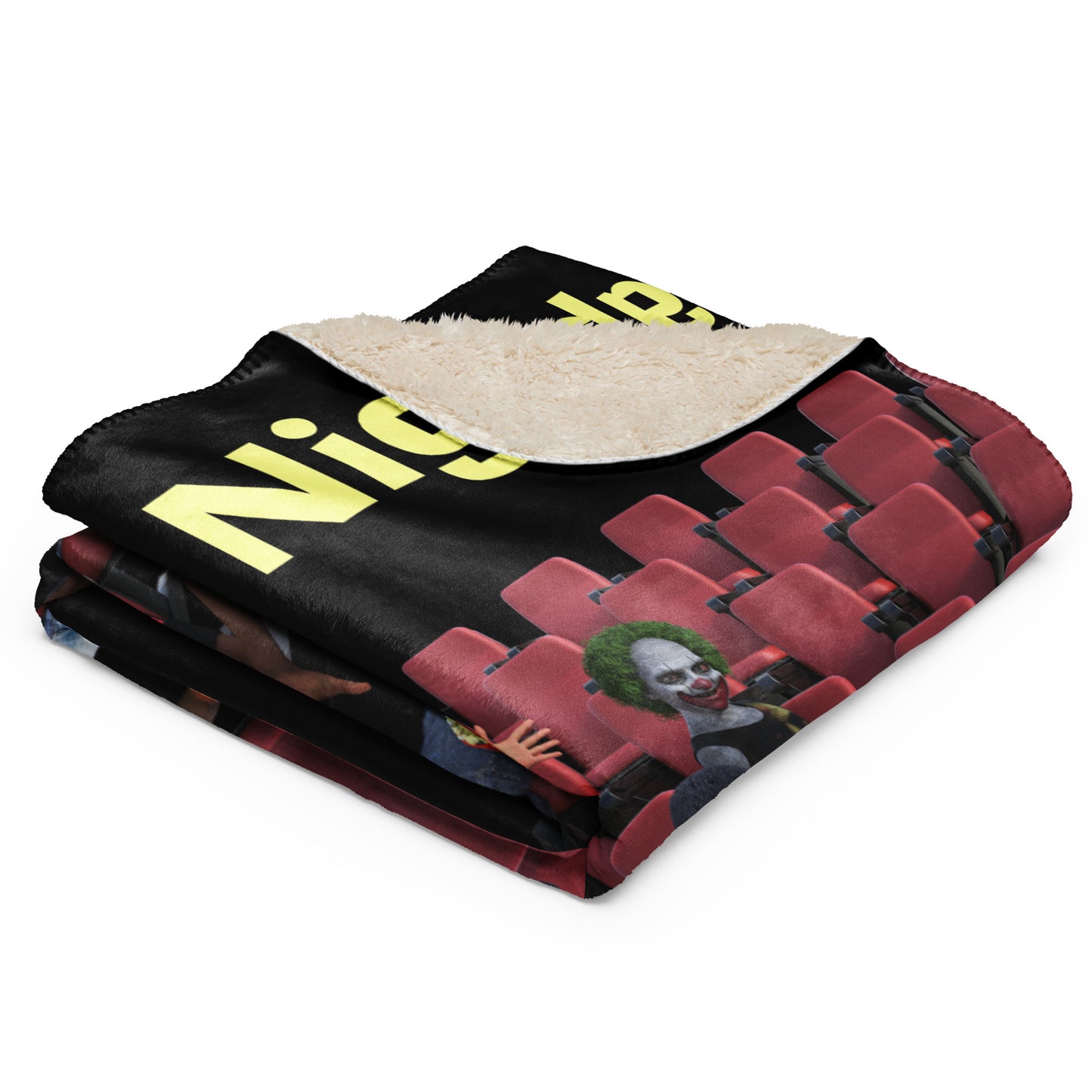 Movie Night Sherpa blanket