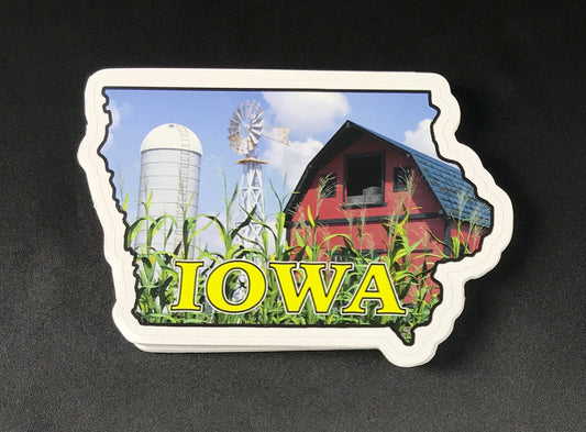 Iowa Red Barn sticker