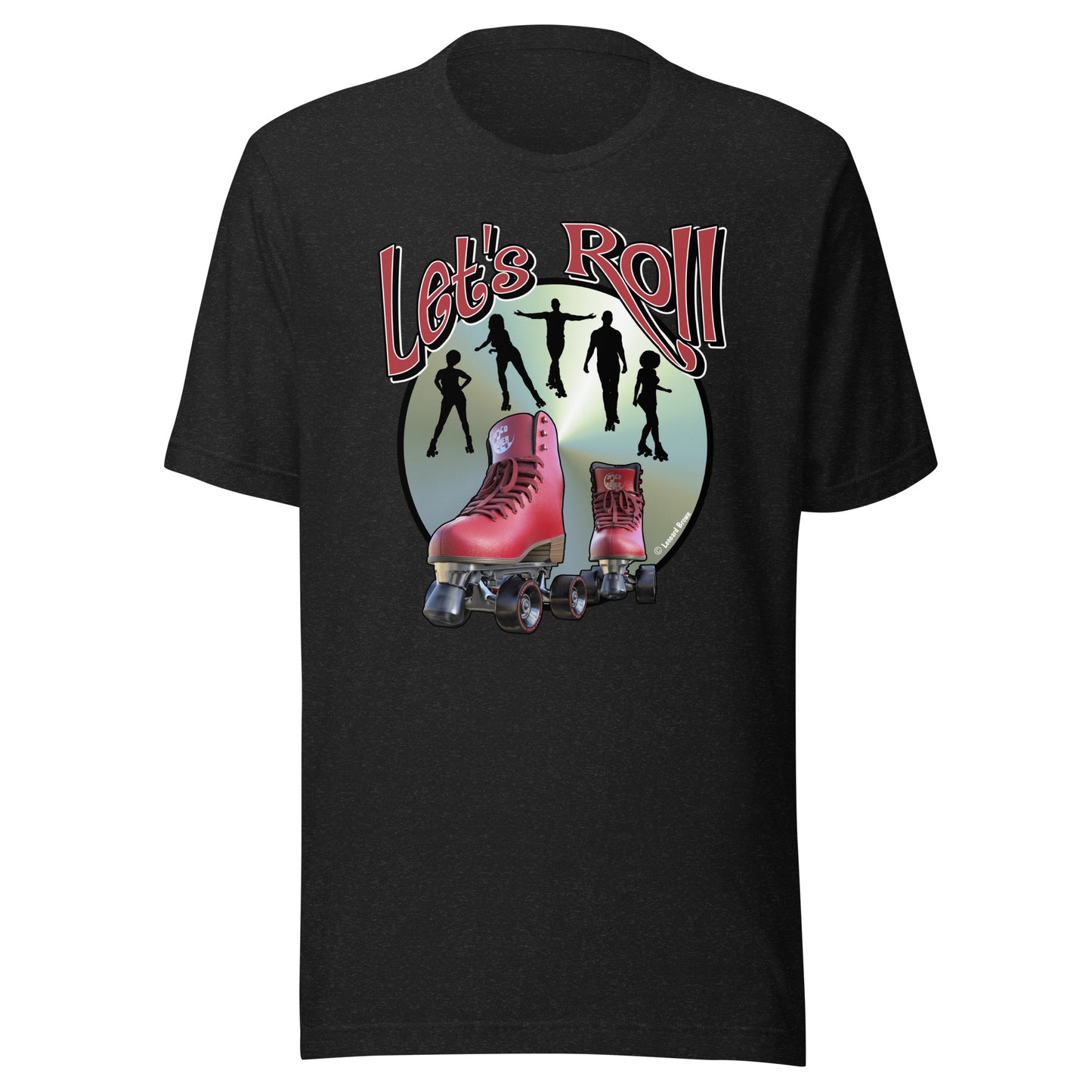 Let’s Roll Red Skates t-shirt