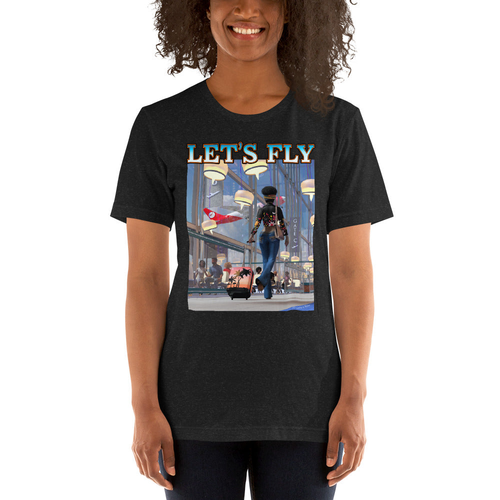 Let’s Fly Red Plane t-shirt
