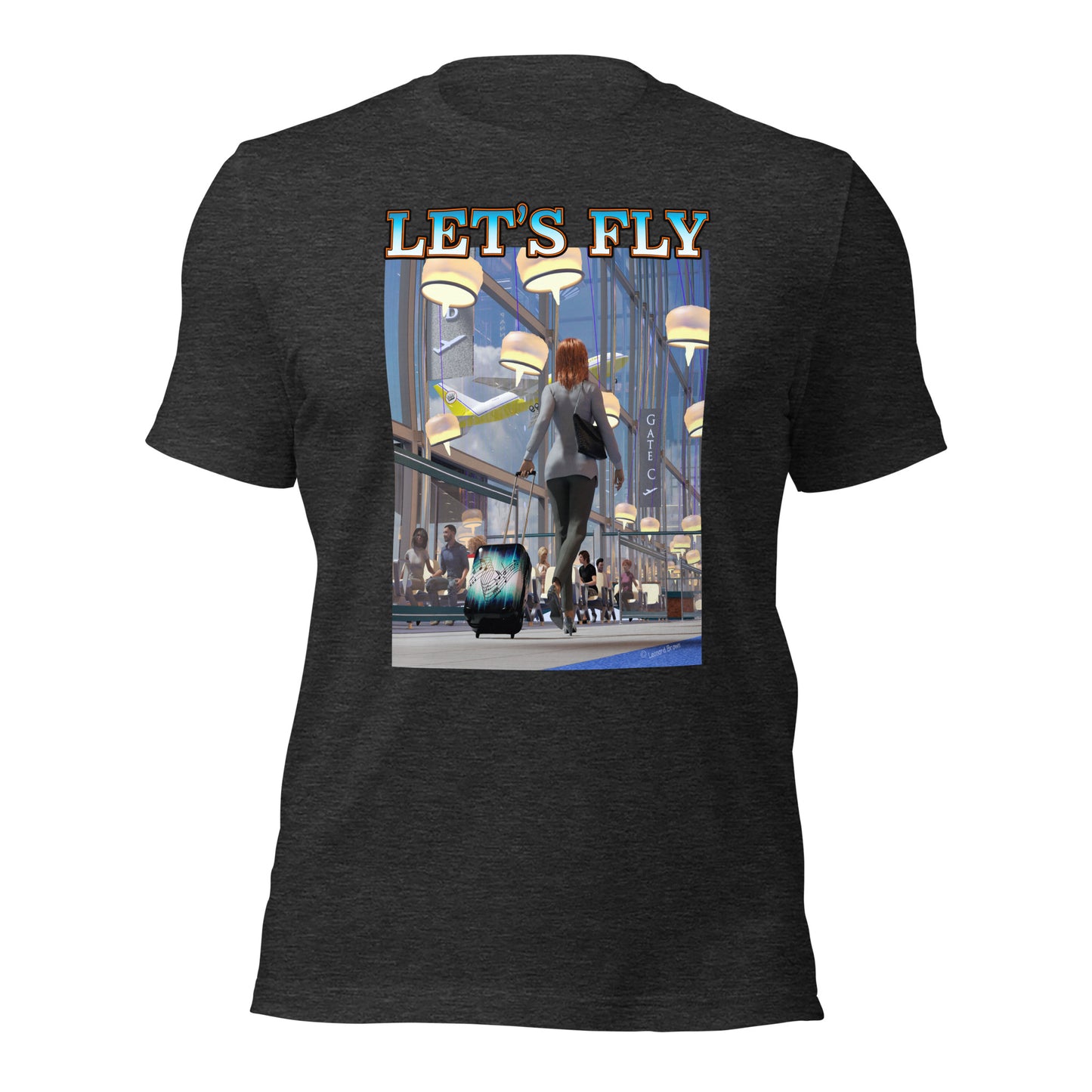 Let’s Fly Yellow Plane t-shirt