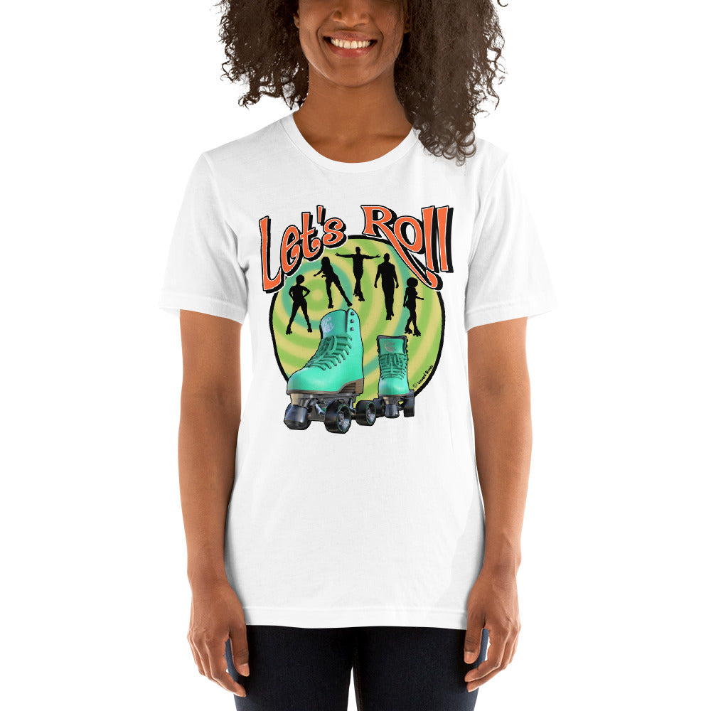 Let’s Roll Green Skates t-shirt