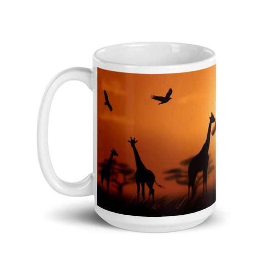 African Scene coffee mug