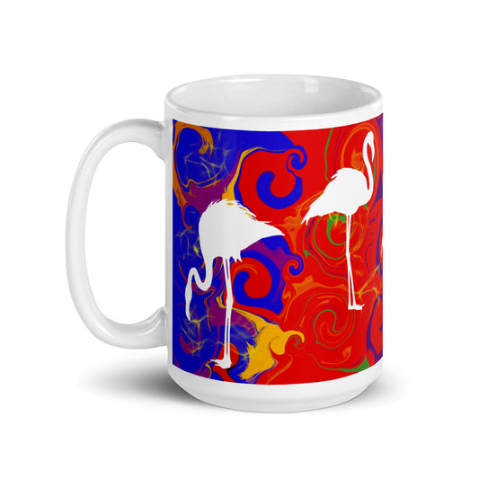 Multi Color with Swans, Mug